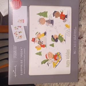 3 for $10 NIP Hallmark Peanuts boxed holiday cards.